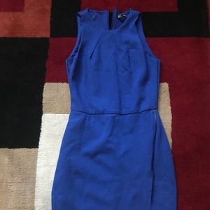 Trafaluc blue sheath dress